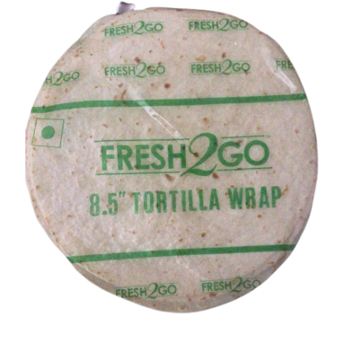 Fresh 2 Go - Ambient 8.5 Plain Tortilla (RTC), 480 gm (Pack of 10)