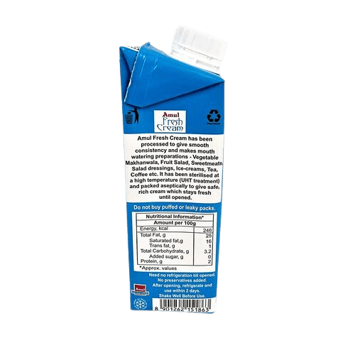 Amul - Fresh Cream, 25O ml