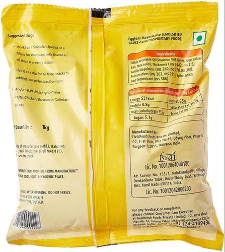 Del Monte - Eggless Mayonnaise (Premium), 1 Kg