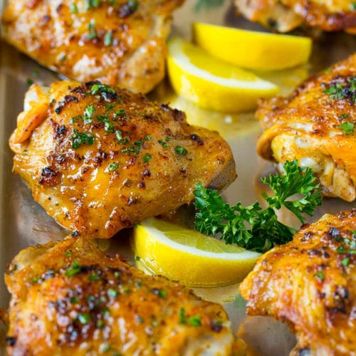 SG - Marinated Garlic Herb Chicken Thigh, 1 Kg