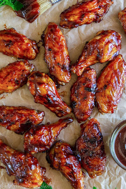 SG - Marinated Spicy BBQ Chicken Wings, 1 Kg