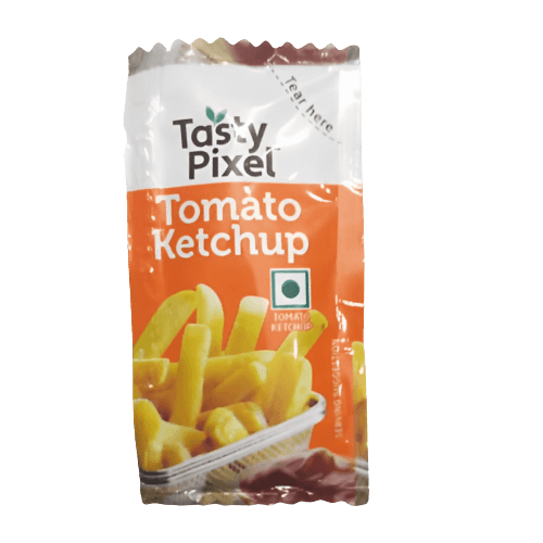 Tasty Pixel - Tomato Ketchup Sachet, 8 Gm ( Pack of 100 )