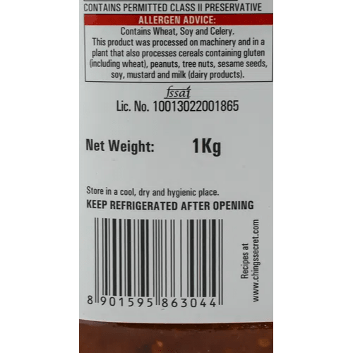 चिंग्स सिक्रेट - शेझवान चटणी, 1 किलो