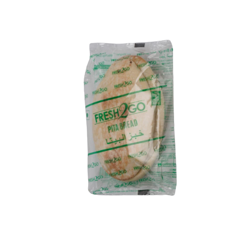Fresh 2 Go - Frozen Pita Bread, 420 gm (Pack of 6)