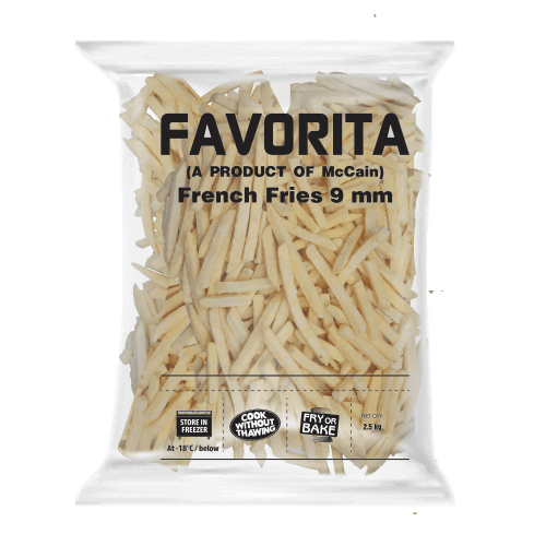 मॅककेन - फेवरिटा फ्रेंच फ्राईज ९ मिमी, २.५ किलो