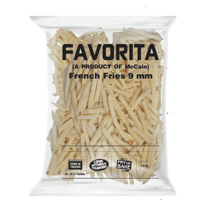 मॅककेन - फेवरिटा फ्रेंच फ्राईज ९ मिमी, २.५ किलो
