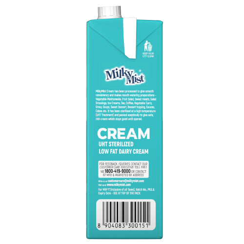 Milky Mist - UHT Fresh Cream, 1 L
