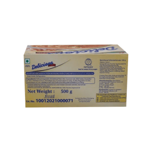 Amul - Delicious Margarine, 500 gm