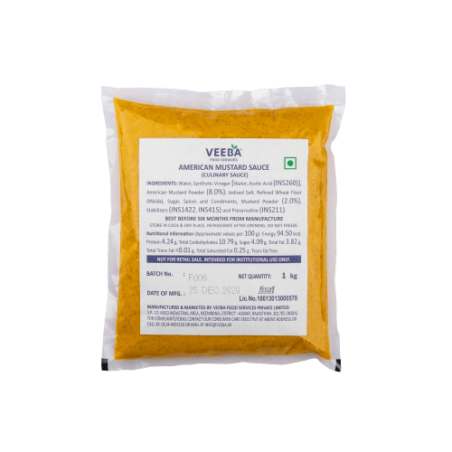 Veeba - American Mustard Sauce, 1 Kg
