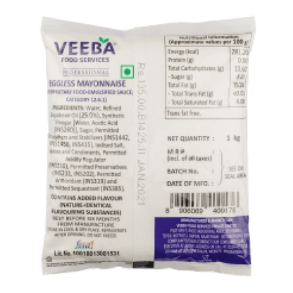 वीबा - अंडी नसलेला मेयोनेझ प्रोफेशनल, १ किलो