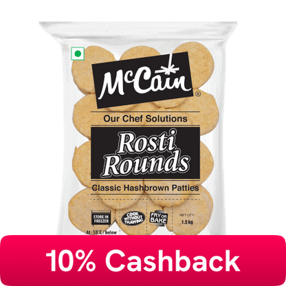 McCain - Rosti Rounds Patties, 1.5 Kg Pack