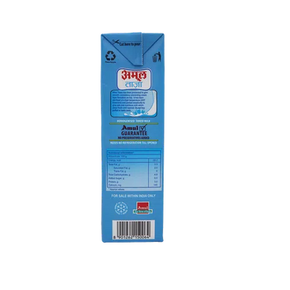Amul - Taaza Milk, 1 L