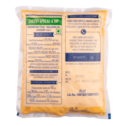 वीबा - चीज स्प्रेड आणि डिप, १ किलो