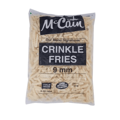 मॅककेन - क्रिंकल कट फ्रेंच फ्राईज ११ मिमी, २.५ किलो