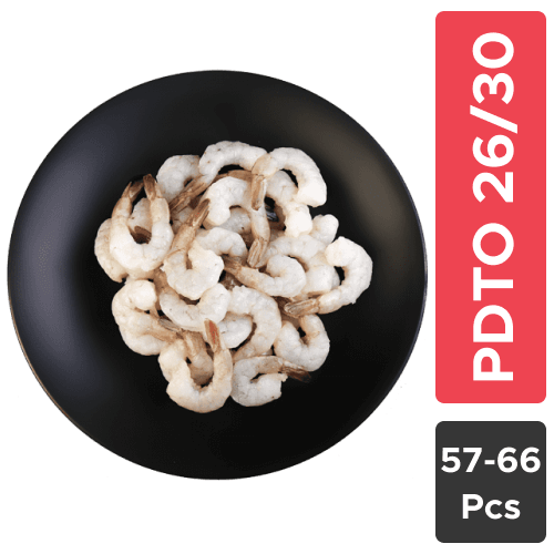 Frozen Prawns - 26/30 PDTO (Medium), 30% Glaze, 1 Kg
