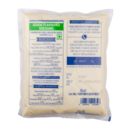 Veeba - Gouda Flavoured Dressing, 1 Kg
