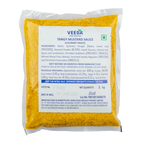 वीबा - तिखट मस्टर्ड सॉस, १ किलो