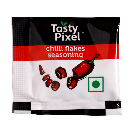 Tasty Pixel - Chilli Flakes Sachets, 8 Gm ( Pack of 250 )