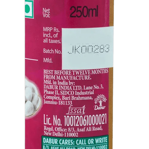Dabur - Gulabari Zaika (Rose Flavouring Agent), 250 ml