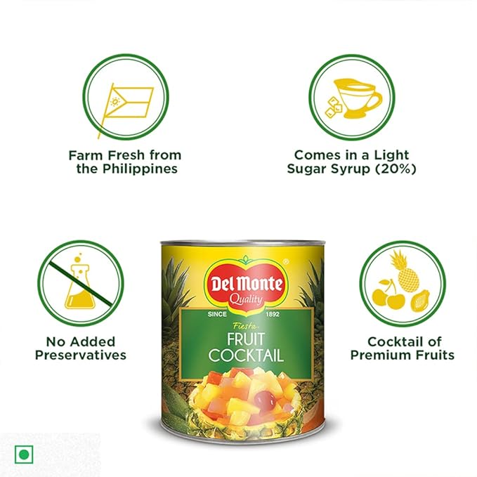 डेल - मोंटे फ्रूट कॉकटेल ८५० ग्रॅम