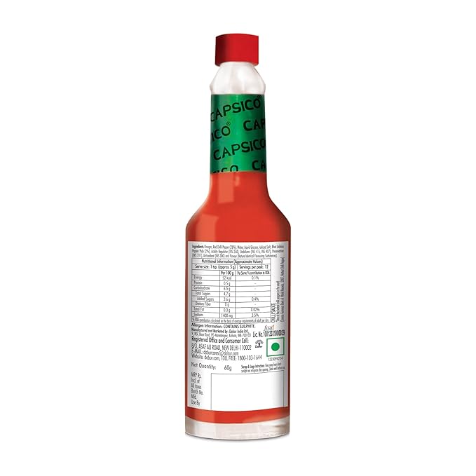 Dabur - Capsico Red Pepper Sauce, 60 gm