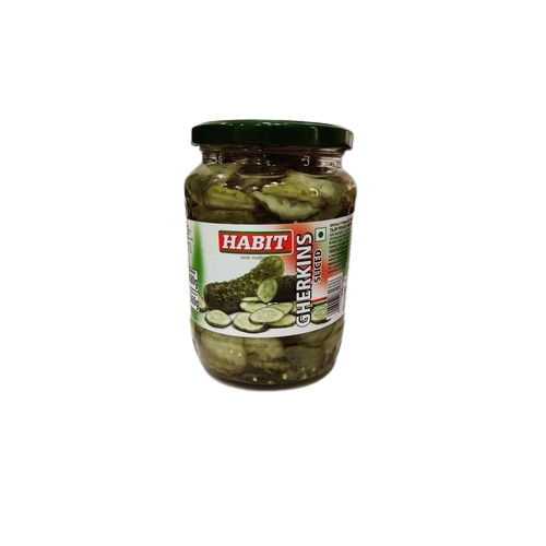 Habit - Gherkins Sliced, 680 gm