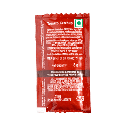 Veeba - Tomato Ketchup Sachets, 8 Gm x 100