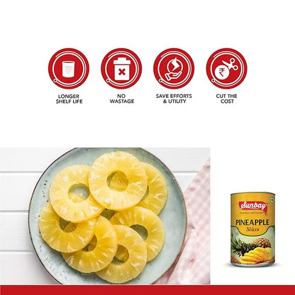 सनबे - अननसाचे तुकडे