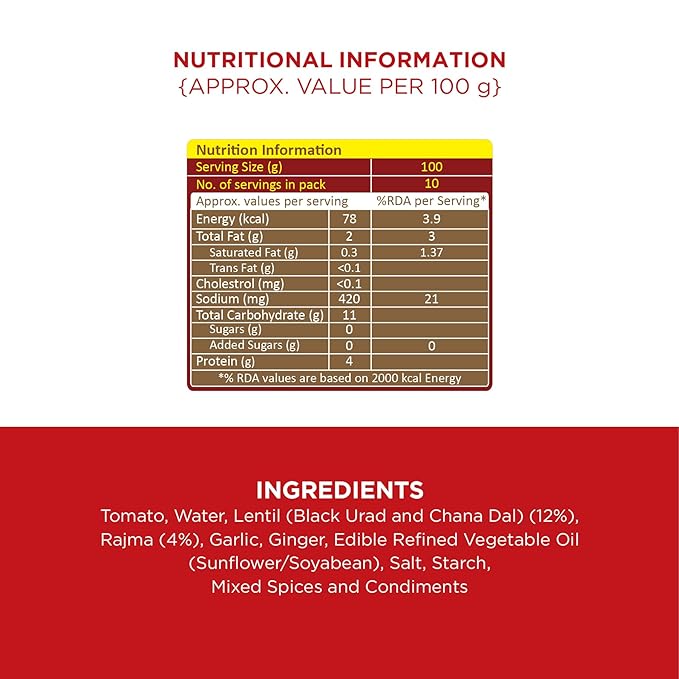 Sunbay - Dal Makhni Gravy