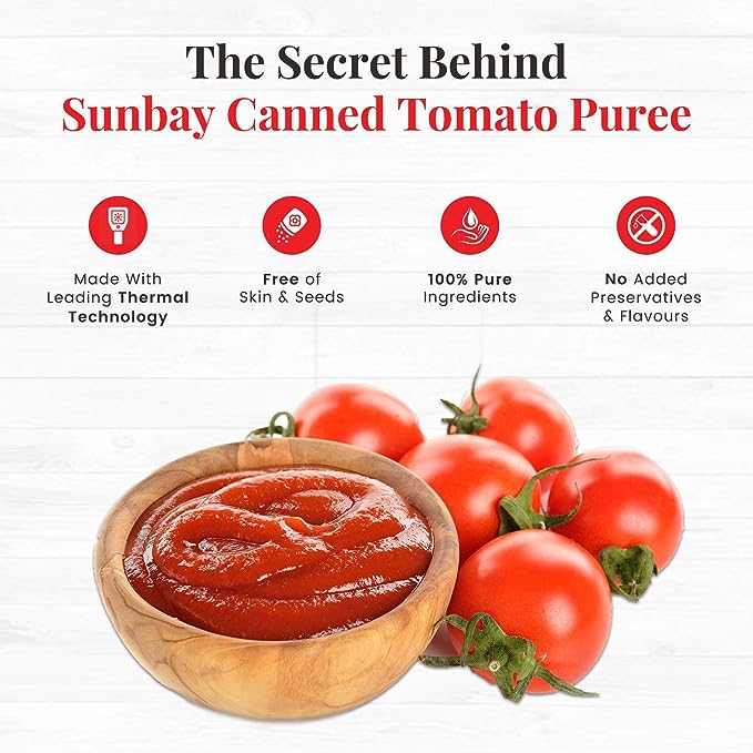 सनबे - टोमॅटो प्युरी