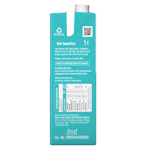 Milky Mist - UHT Fresh Cream, 1 L