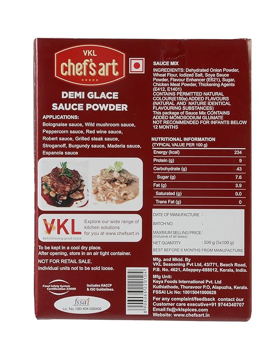 Chef's Art - Demi Glace Sauce Powder