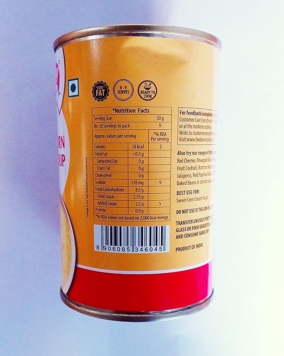 सनबे - स्वीट कॉर्न क्रीम सूप