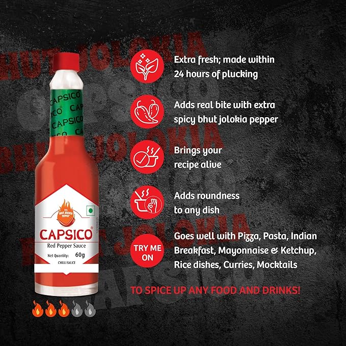 Dabur - Capsico Red Pepper Sauce, 60 gm