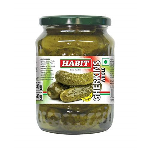 Habit - Gherkins Whole, 680 gm