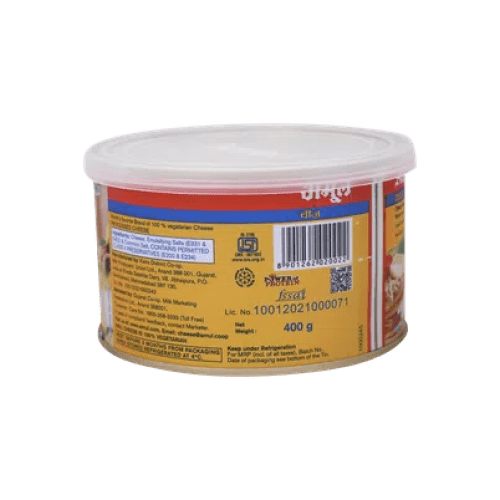 Amul - Processed Cheese, 400 gm Tin