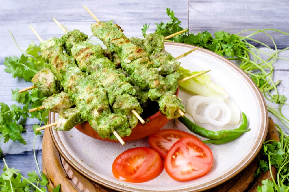 SG - Marinated Hariyali Chicken Tikka, 1 Kg