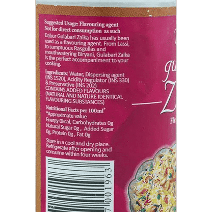 Dabur - Gulabari Zaika (Rose Flavouring Agent), 250 ml