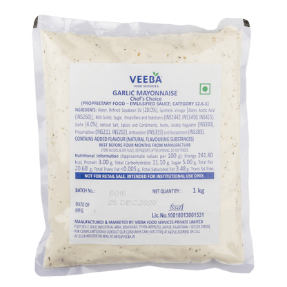 वीबा - लसूण मेयोनेझ शेफची पसंती, १ किलो