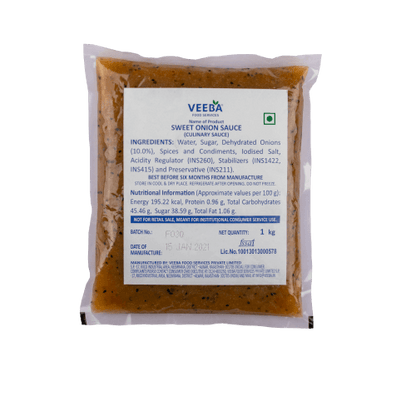 वीबा - गोड कांद्याची चटणी, १ किलो