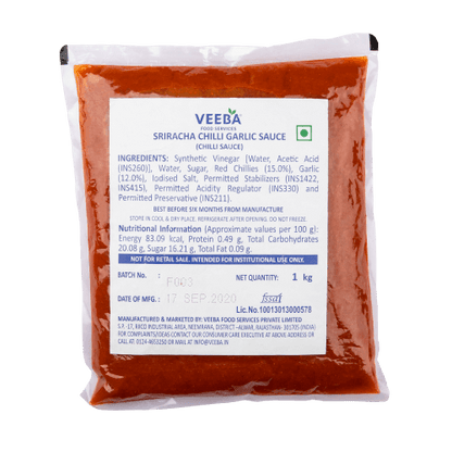 वीबा - सिराचा मिरची गरम सॉस, 1 किलो
