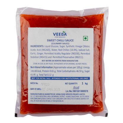 वीबा - गोड मिरचीचा गरम सॉस, १ किलो