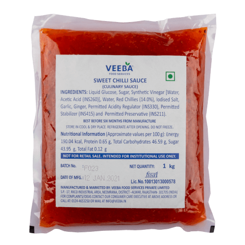 Veeba - Sweet Chilli Hot Sauce, 1 Kg