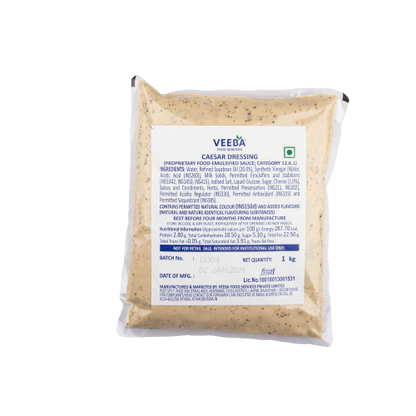 Veeba - Creamy Caesar Dressing. 1 Kg