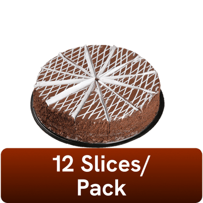 Baker Circle - Cocoa Fantasy Cake Slice, 125 gmpc (Pack of 12), Frozen