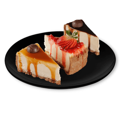 Baker Circle - Baked Cheesecake Slice, 180 gm pc (Pack of 12), Frozen