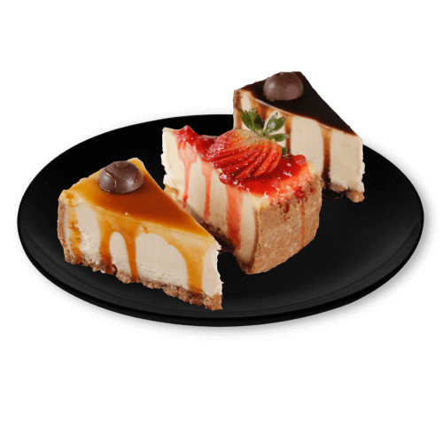 Baker Circle - Baked Cheesecake Slice, 180 gm pc (Pack of 12), Frozen