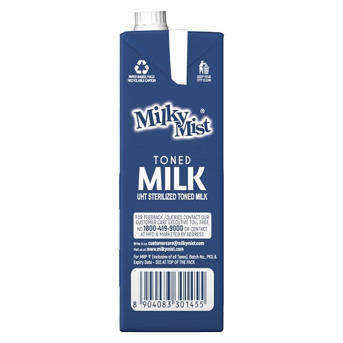 Milky Mist - UHT Toned Milk, 1 L