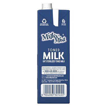 Milky Mist - UHT Toned Milk, 1 L