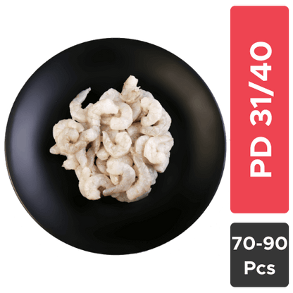 Frozen Prawns - 31/40 PD (Medium), 30% Glaze, 1 Kg